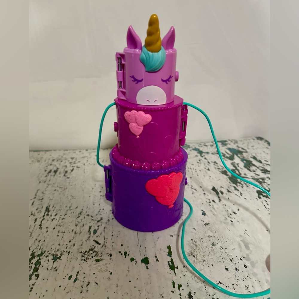 Purple Polly Pocket Unicorn Cake Toy